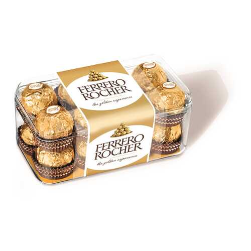 Конфеты Ferrero Rocher хрустящие с лесным орехом 200 г в Покупочка