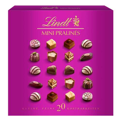 Конфеты из молочного шоколада Lindt mini pralines 100 г в Покупочка