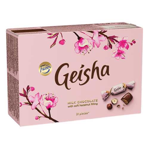Конфеты шоколадные Geisha с начинкой из тертого ореха 150 г в Покупочка