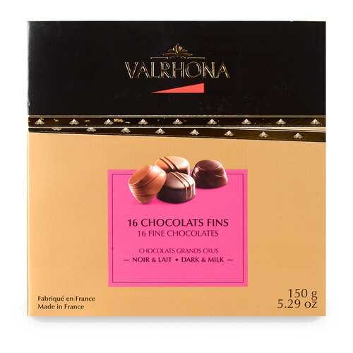 Шоколадные конфеты Valrhona Ассорти 150г Франция в Покупочка