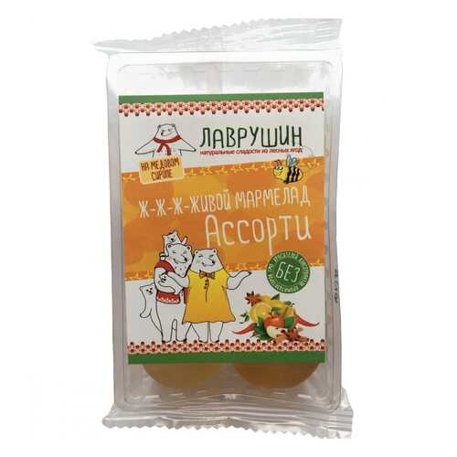 Мармелад Лаврушин Ассорти, 95 гр в Покупочка