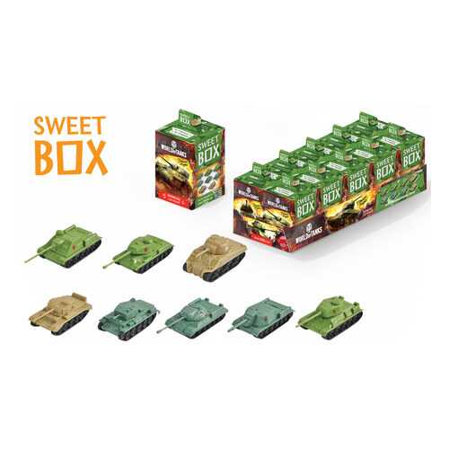 СВИТБОКС WORLD OF TANKS 2 Мармелад с игрушкой в коробочке , 12 шт в уп в Покупочка