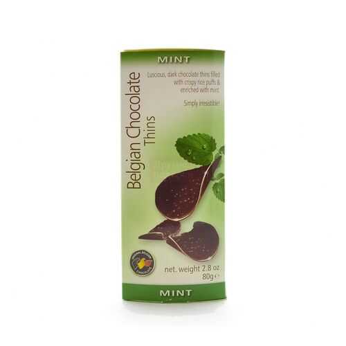 Шоколад BELGIAN CHOCOLATE Thins Mint 80г в Покупочка
