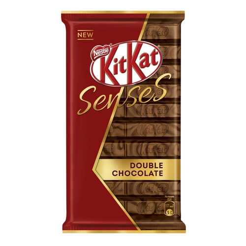 Шоколад молочный и темный Kit-Kat senses double chocolate с хрустящей вафлей 112 г в Покупочка