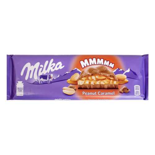 Шоколад трехслойный Milka арахис и карамель 276 г в Покупочка