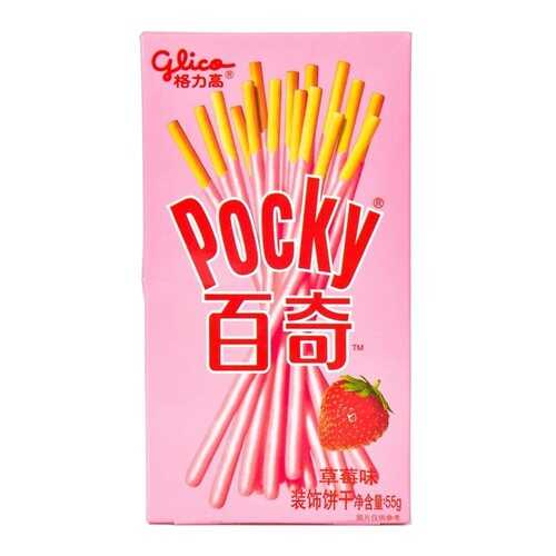 Палочки Glico Pocky со вкусом клубники 55 г в Покупочка