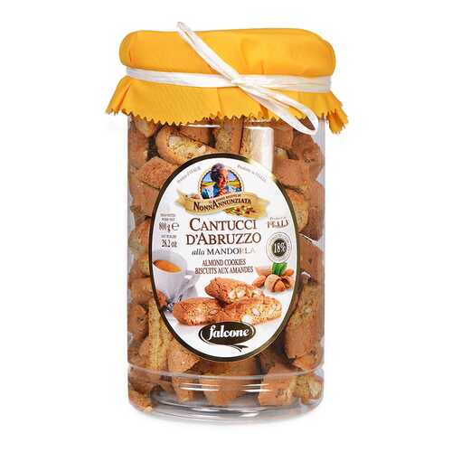 Печенье Falcone Cantuccini с миндалем 800г в тубе в Покупочка