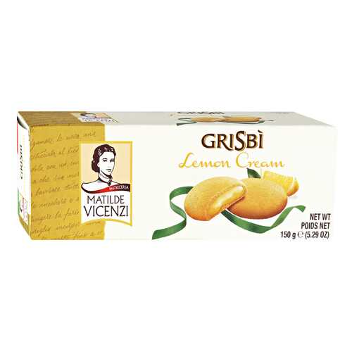 Печенье GriSbi с начинкой из лимонного крема 150 г в Покупочка