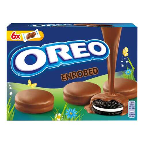 Печенье Oreo с ванильным вкусом в молочном шоколаде 246 г в Покупочка