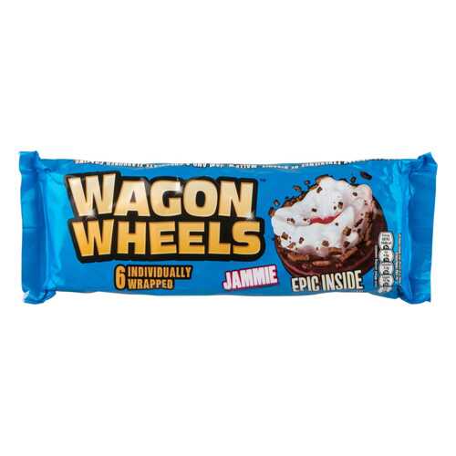 Печенье Wagon wheels с суфле и джемом 228 г в Покупочка