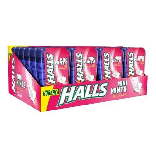 HALLS Mini Mints конфеты без сахара со вкусом арбуза 12.5г по 24 шт в Покупочка