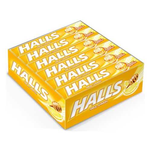 Карамель Halls мед лимон 12 шт в Покупочка