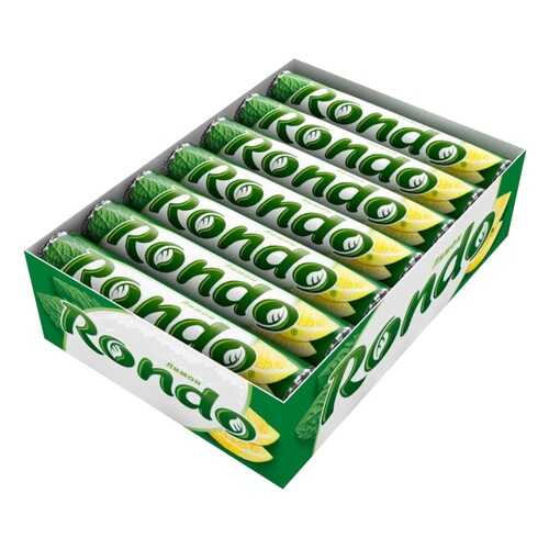 Освежающие мятные конфеты с сахаром Rondo лимон 14 шт по 30 г в Покупочка