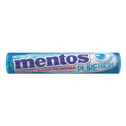 Жевательная резинка Mentos пьюр фреш мята 15.5 г в Покупочка