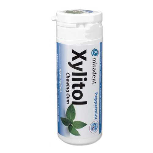 Жевательная резинка Miradent xylitol chewing gum перечная мята в Покупочка