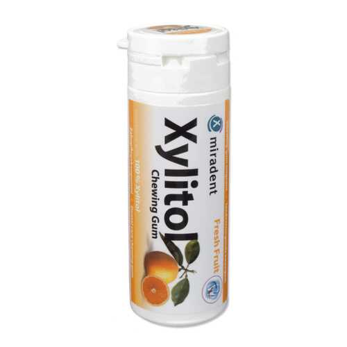 Жевательная резинка Miradent xylitol chewing gum свежие фрукты в Покупочка