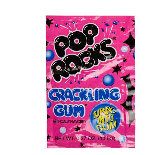 Жевательная резинка с леденцами Pop Rocks Bubblegum 11г Испания в Покупочка