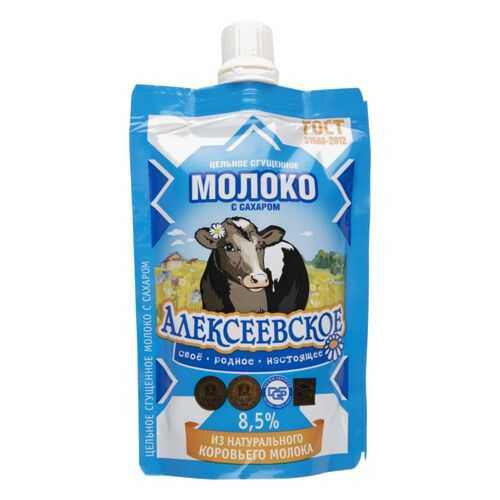 Молоко сгущенное Алексеевское 8.5% с сахаром 100 г в Покупочка
