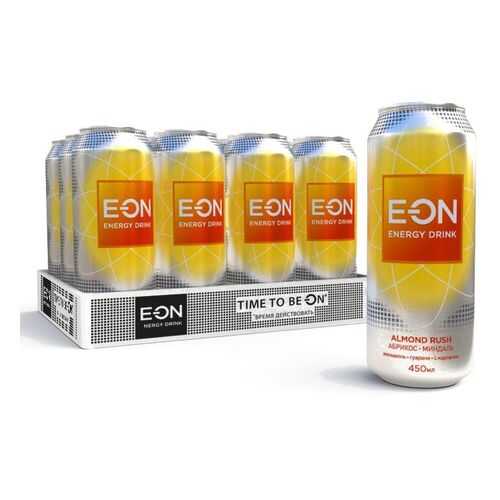 Энергетический напиток E-ON Almond Rush 12 шт по 450 мл в Покупочка