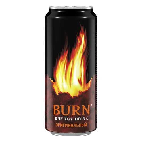 Напиток энергетический Burn original жестяная банка 0.5 л в Покупочка