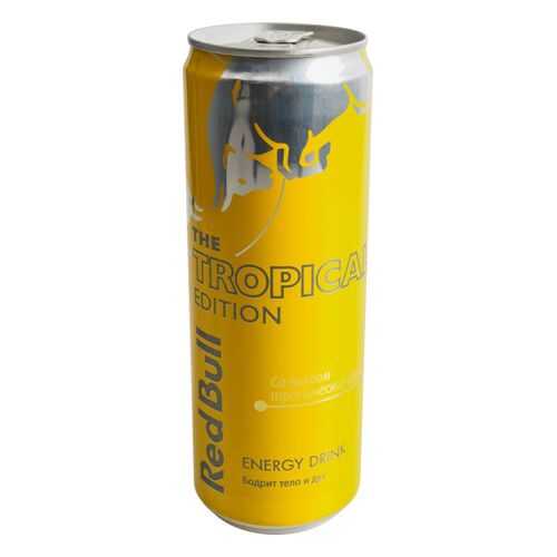 Напиток энергетический Red Bull со вкусом тропических фруктов жестяная банка 0.355 л в Покупочка