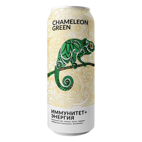 Напиток Green Chameleon энергетический без сахара лимон, тархун 500 мл в Покупочка