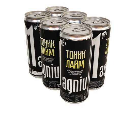 Функциональный напиток MagniuM Тоник-Лайм 6 банок по 0,33л. в Покупочка