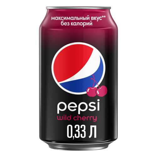 Напиток Pepsi вишня жестяная банка 0.33 л в Покупочка