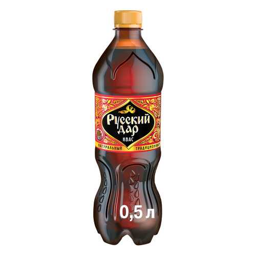 Квас Русский Дар традиционный 0.5 л в Покупочка