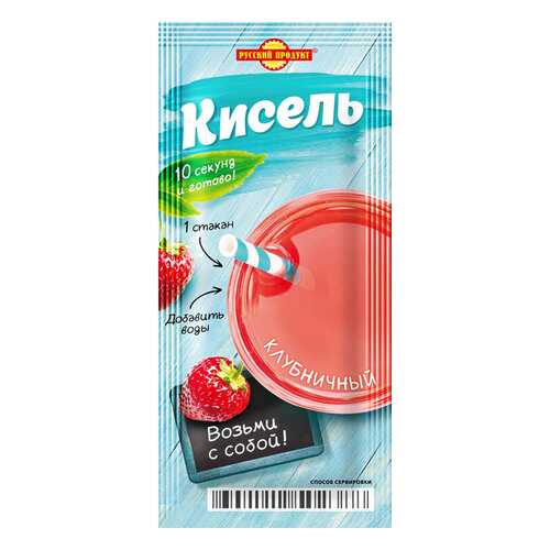 Кисель момент Здоровый образ жизни клубничный 25г/25 уп в коробке в Покупочка