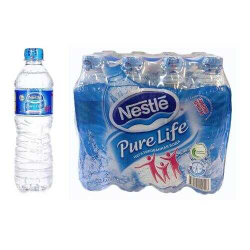 Вода Nestle pure life питьевая 0.5 л 12 штук в упаковке в Покупочка