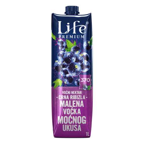 Сок Life premium из черной смородины 1 л в Покупочка